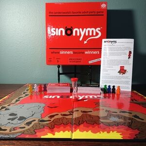 Sinonyms Adult Party Board Card Game Bear Mountain Age 17 to Adult Players 3-99